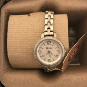 Fossil gold tone watch